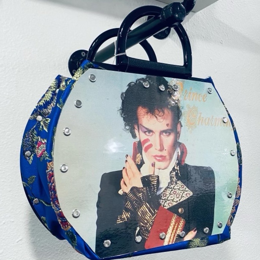 Handmade Adam Ant vinyl record purse